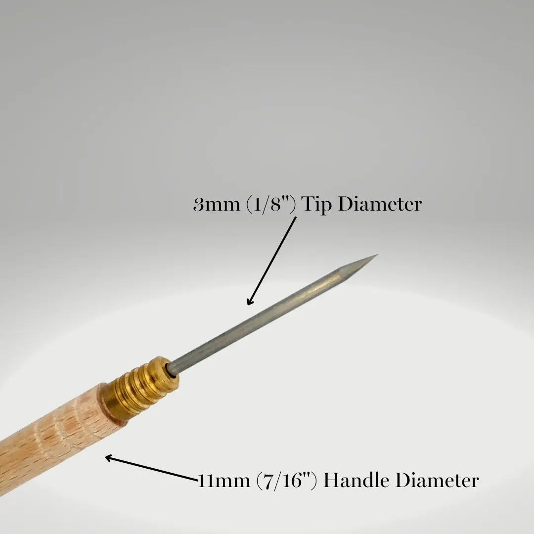 Large 3MM Titanium Solder Pick With Wooden Handle Pepetools