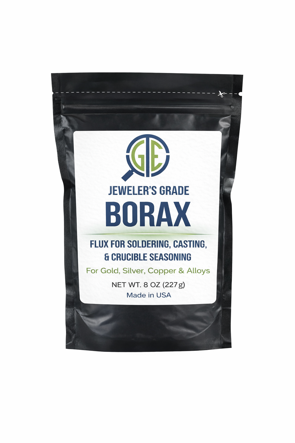 Gold Refining Kit SMB Gold Precipitant Borax Flux Recovery & Smelt Melting GTE