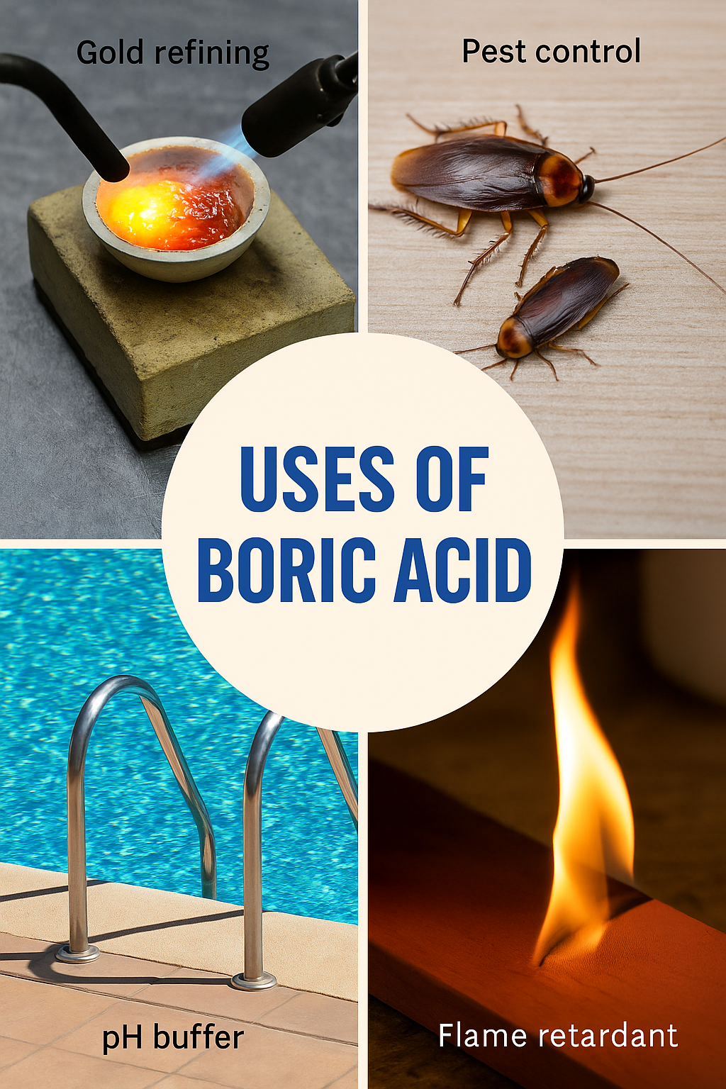 99% Boric Acid Powder - 2lb - Industrial Grade - Fine Powder Boric Acid