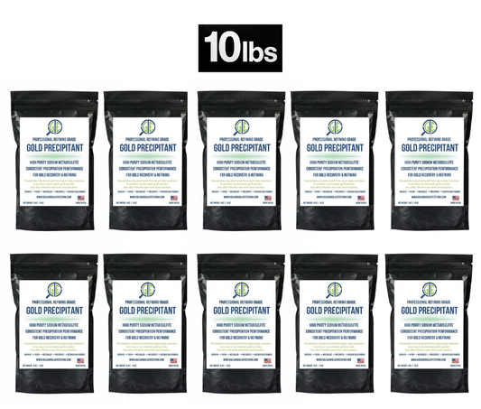Gold Precipitation Kit 10lb Sodium Metabisulfite SMB Gold Refining Recovery - GOLD TESTING EQUIPMENT