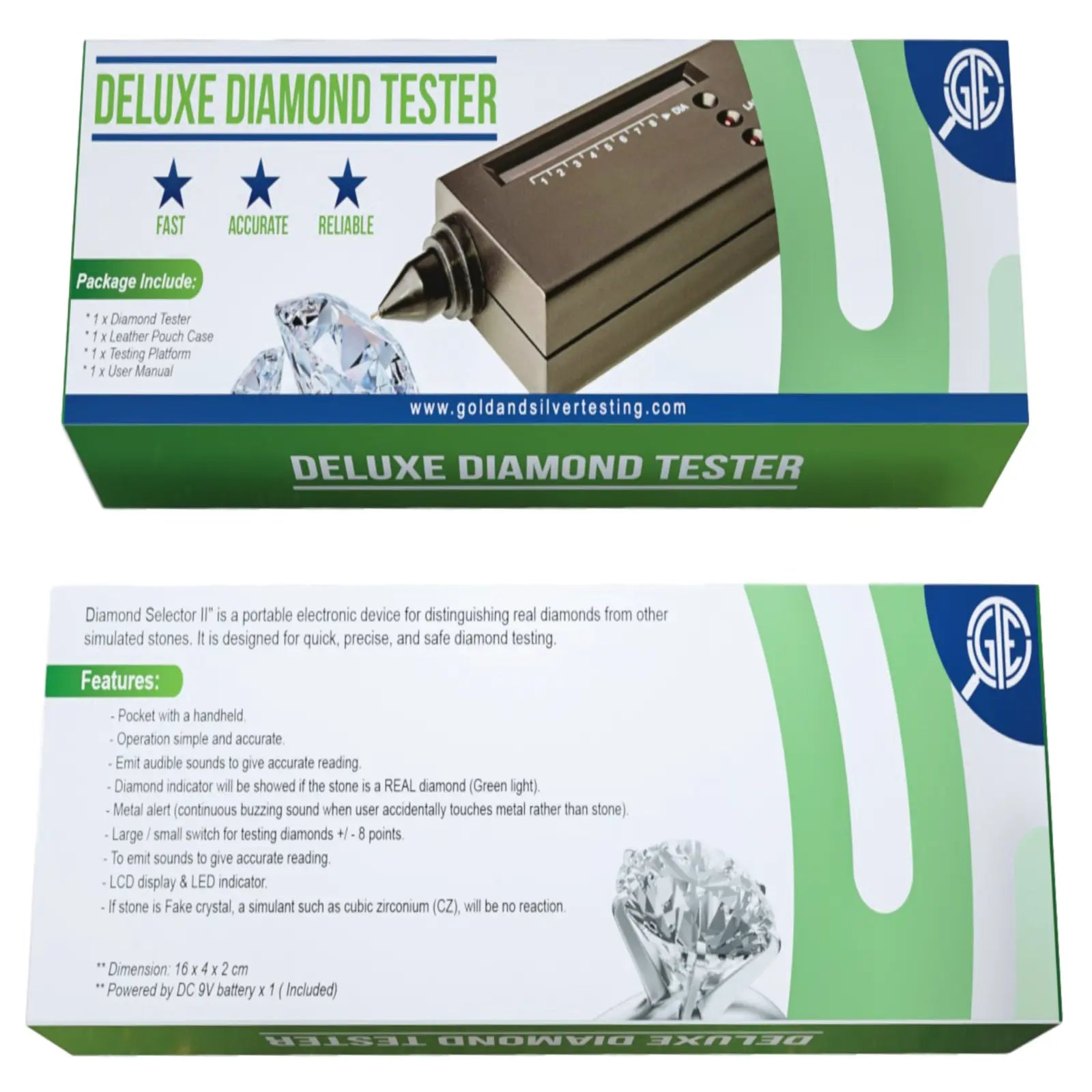 Gold Silver Jewelry Test Kit 10K 14K 18K 24K Digital Scale Diamond Tester Acid JSP
