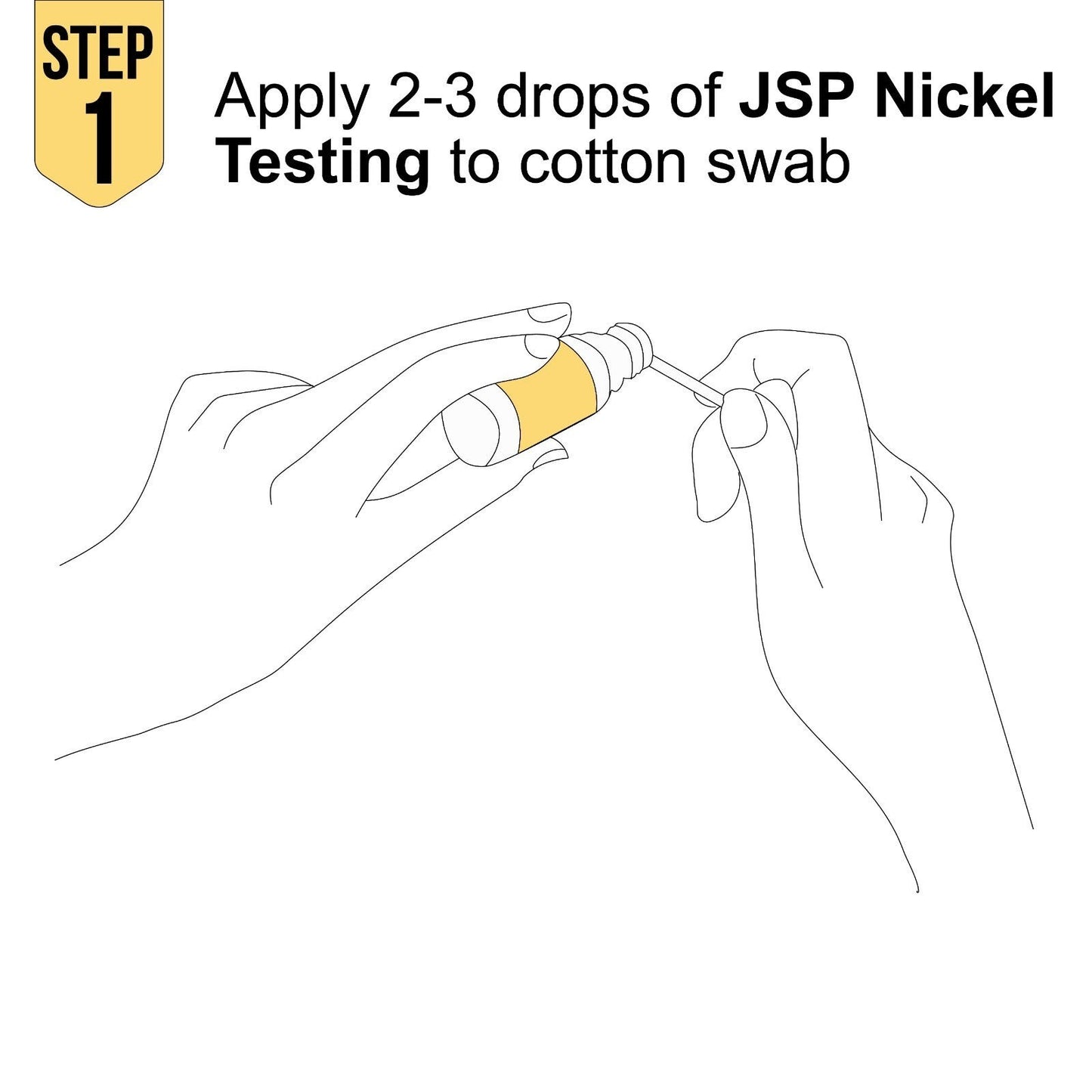 JSP Nickel Test Solution Jewelry Protectant Seal for Metal Belts Rings - GOLD TESTING EQUIPMENT
