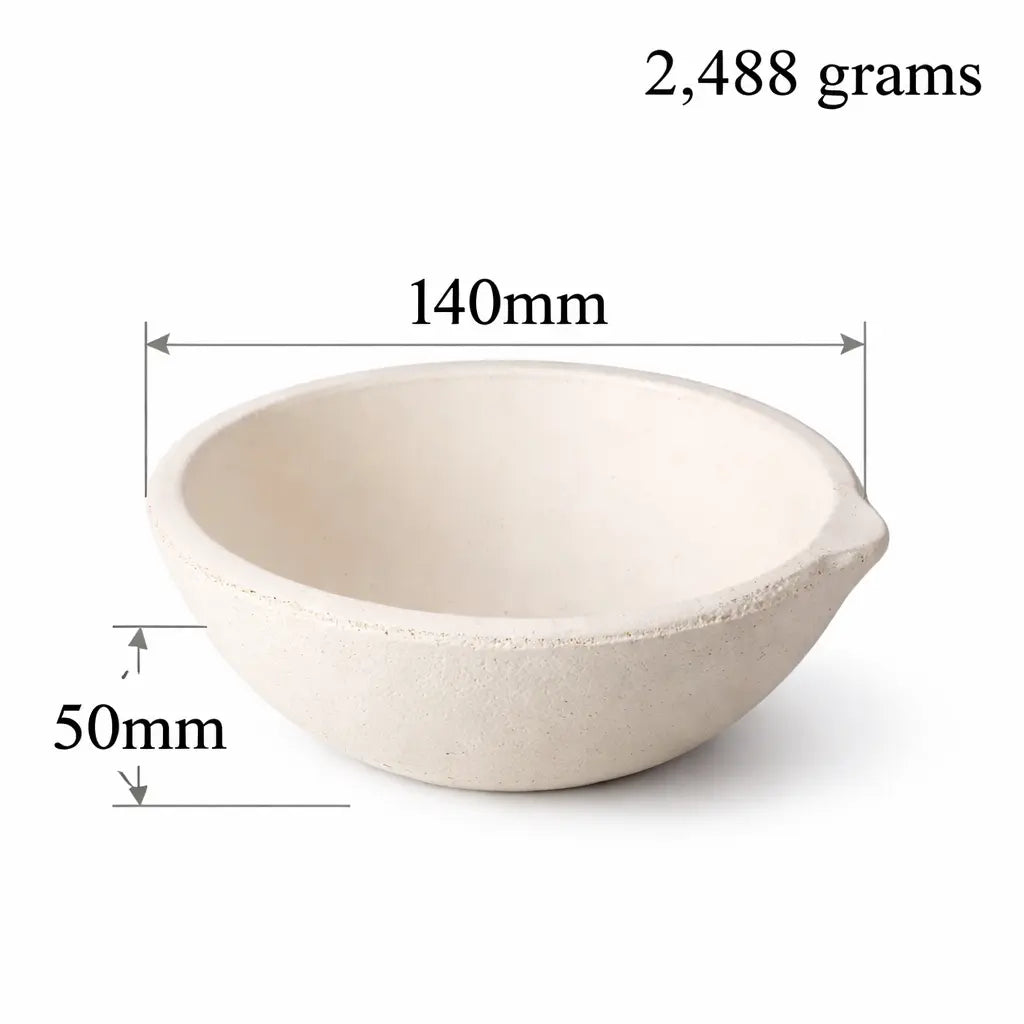 Jeweler’s Grade Borax Flux 16oz + Ceramic Crucible Gold Silver Glaze Casting Kit GTE