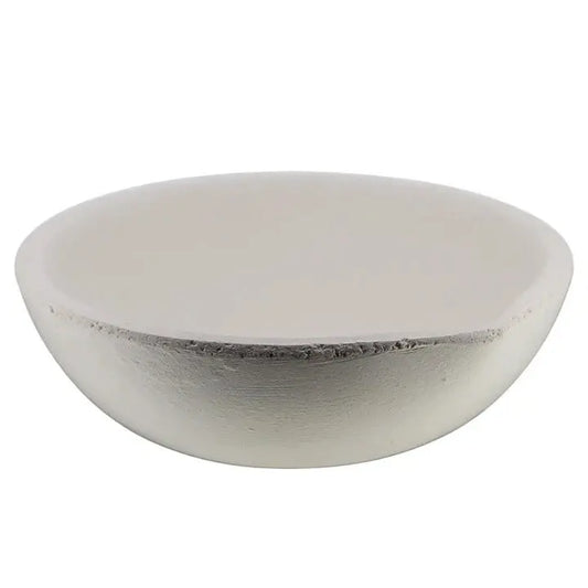 400 Gram Ceramic Alumina Crucible Dish Cup Melting Casting Refining Gold Silver GTE