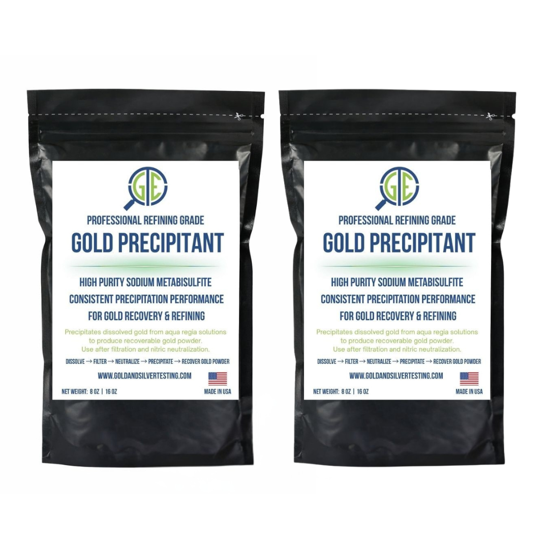 Gold Precipitation Kit 2lb Sodium Metabisulfite SMB Gold Refining Recovery - GOLD TESTING EQUIPMENT
