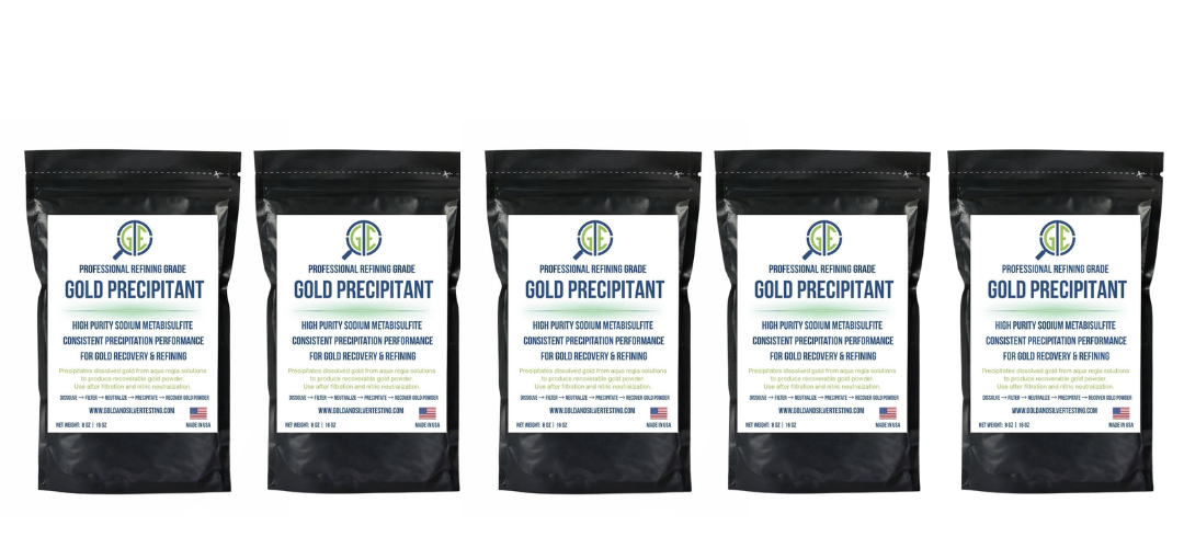 Gold Precipitation Kit 10lb Sodium Metabisulfite SMB Gold Refining Recovery - GOLD TESTING EQUIPMENT