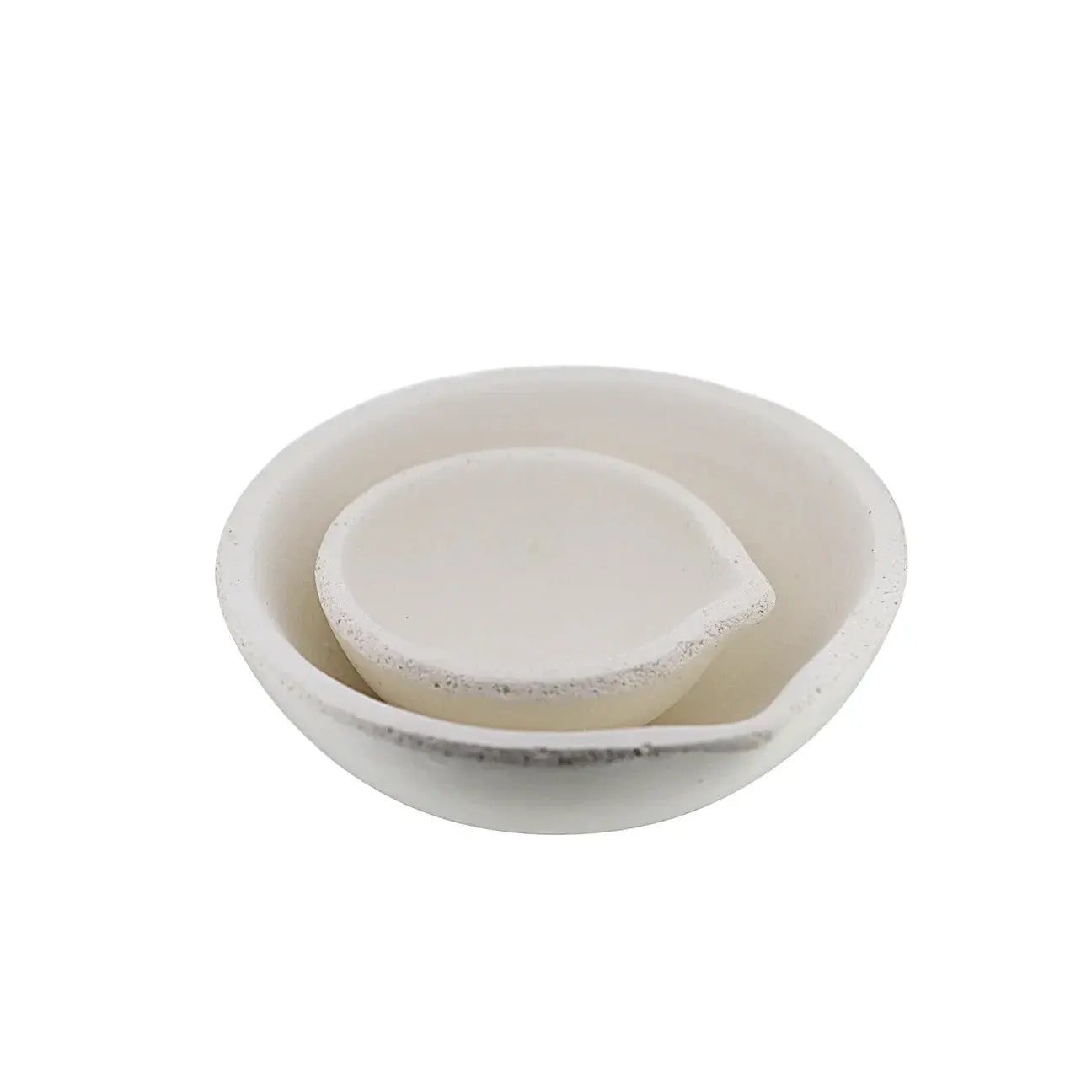 Ceramic Crucible Melting Dish Gold Silver Copper Casting Refining Alloying GTE