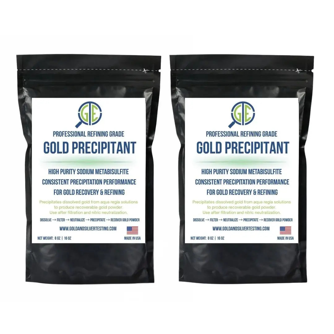 Gold Precipitation Kit 2lb Sodium Metabisulfite SMB Gold Refining Recovery GTE