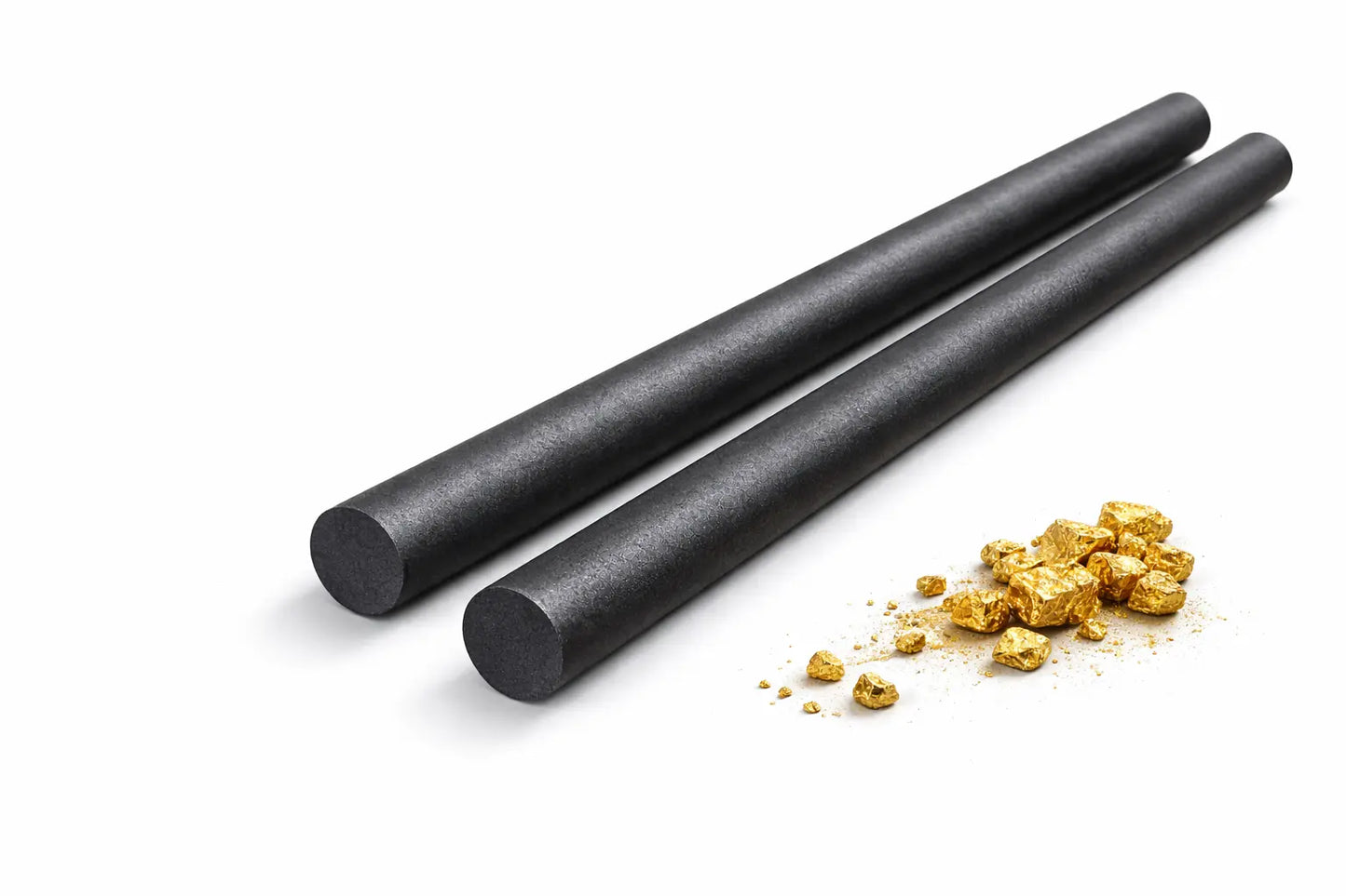 Gold Melting Kit Small Ceramic Crucible + 1/2" Graphite Stirring Rod Refining GTE