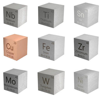 Titanium Cube 10MM Metal Density Cubes Pure Metal High Density Element Cube for Element Collections Lab Experiment Material Heavy Small Objects Experience(Ti 0.39 Inch) GOLD TESTING EQUIPMENT