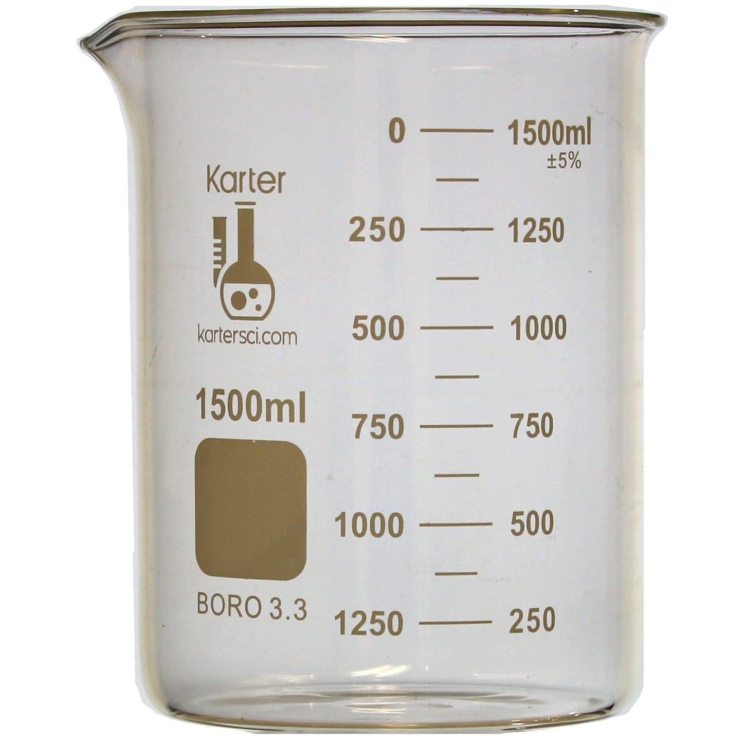 Gold Precipitation Kit – 1500mL Borosilicate Glass Beaker & Magnetic Stirrer Hot Plate