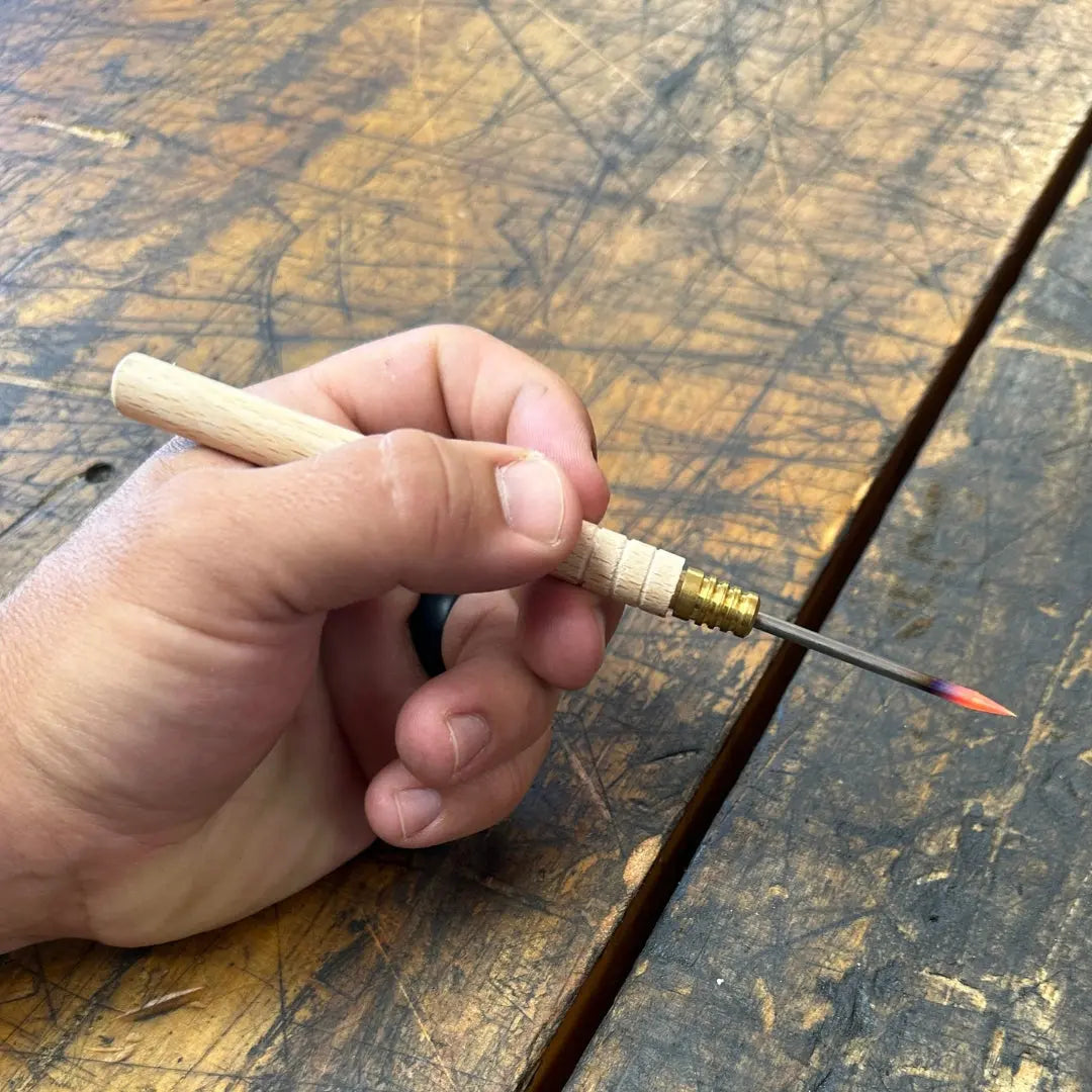Large 3MM Titanium Solder Pick With Wooden Handle Pepetools