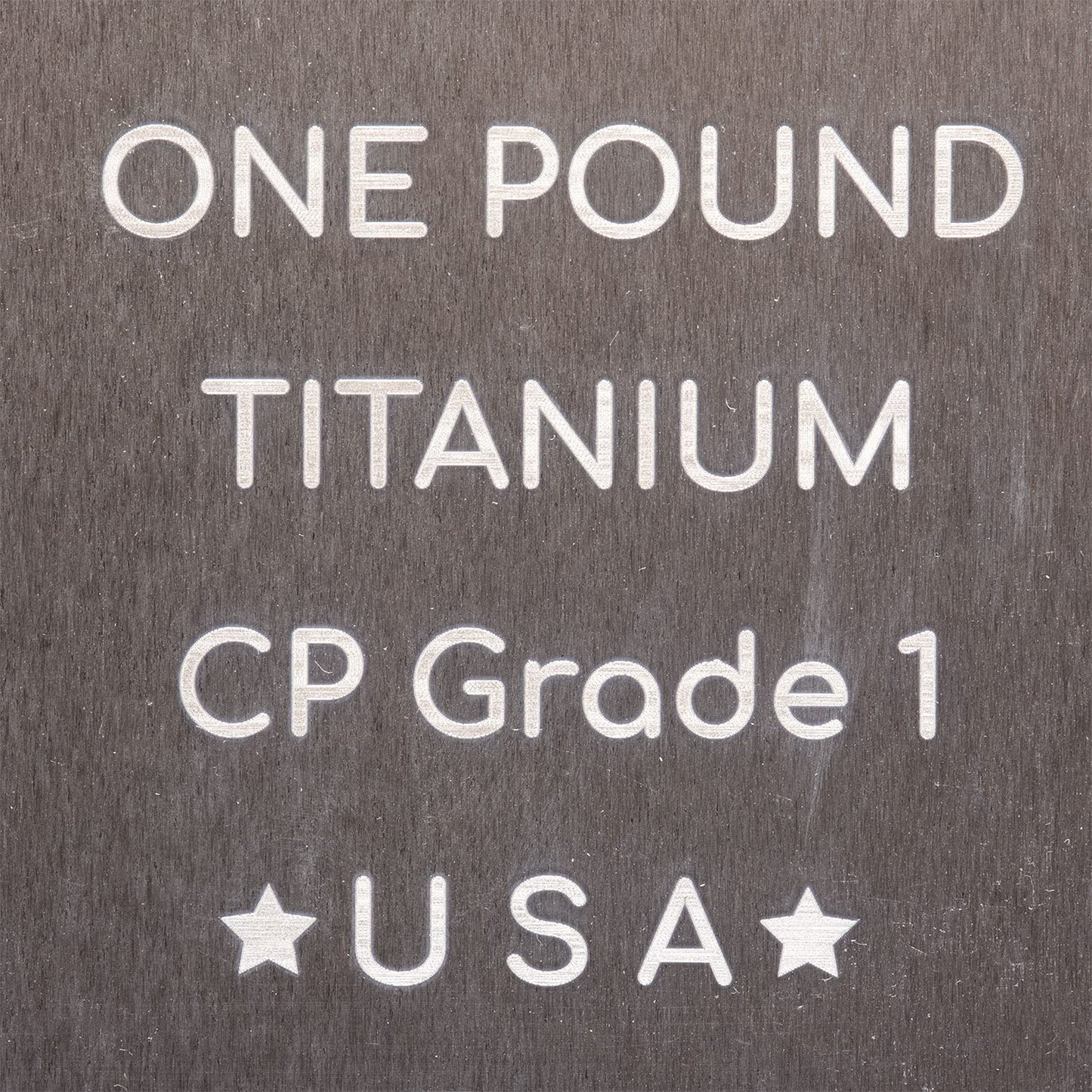 Titanium Bar - 1lb Laser Engraved .999 Pure Bullion Bar Chemistry Element Design Unique Rare Metal Gift for Teachers Students Paperweight