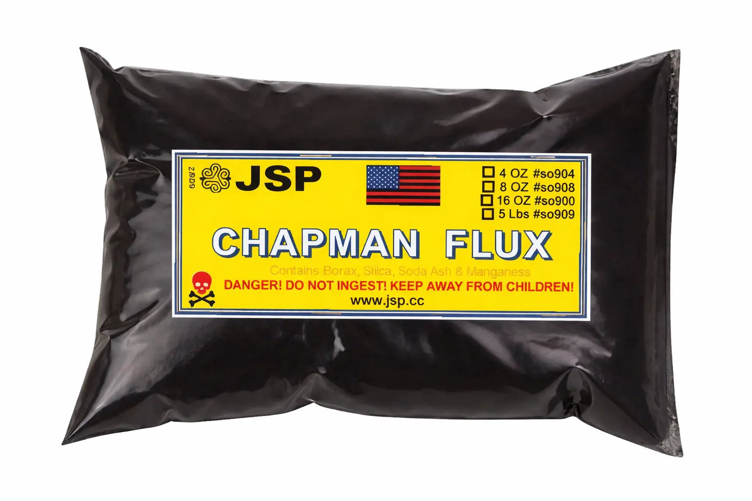 Chapman’s Flux – Gold Smelting Flux for Black Sands, Ore & Precious Metal Refining JSP