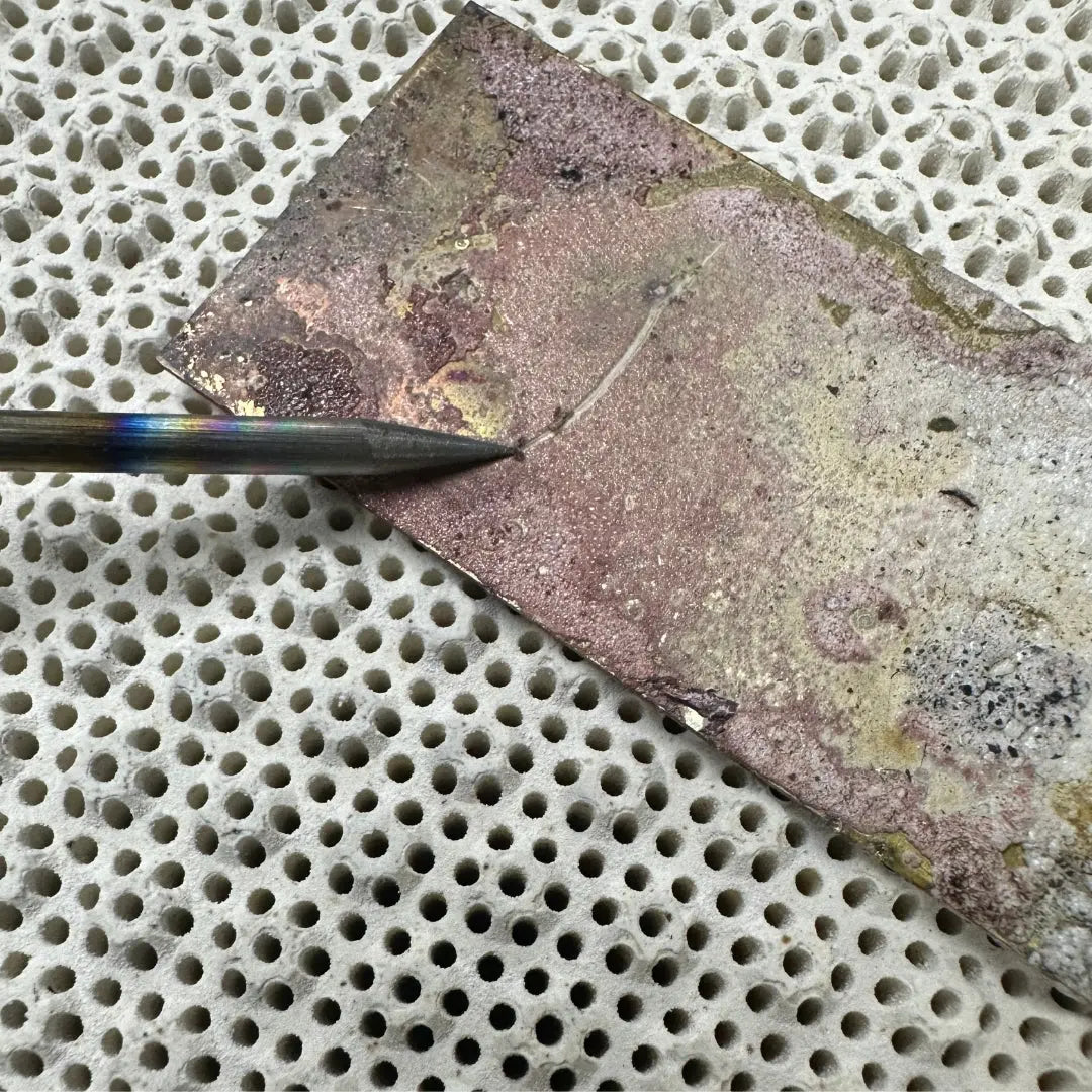 Large 3MM Titanium Solder Pick With Wooden Handle Pepetools