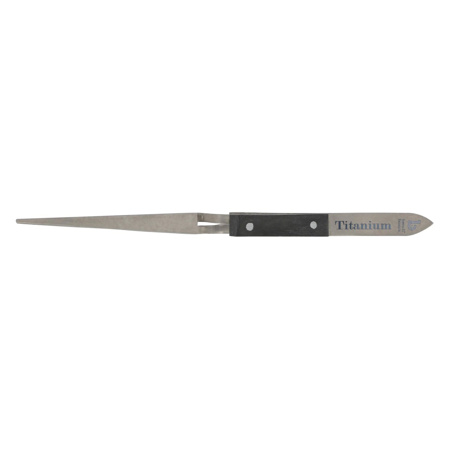 Titanium Tweezer, Cross Locking, Heavy Duty with Fine Point Pepetools