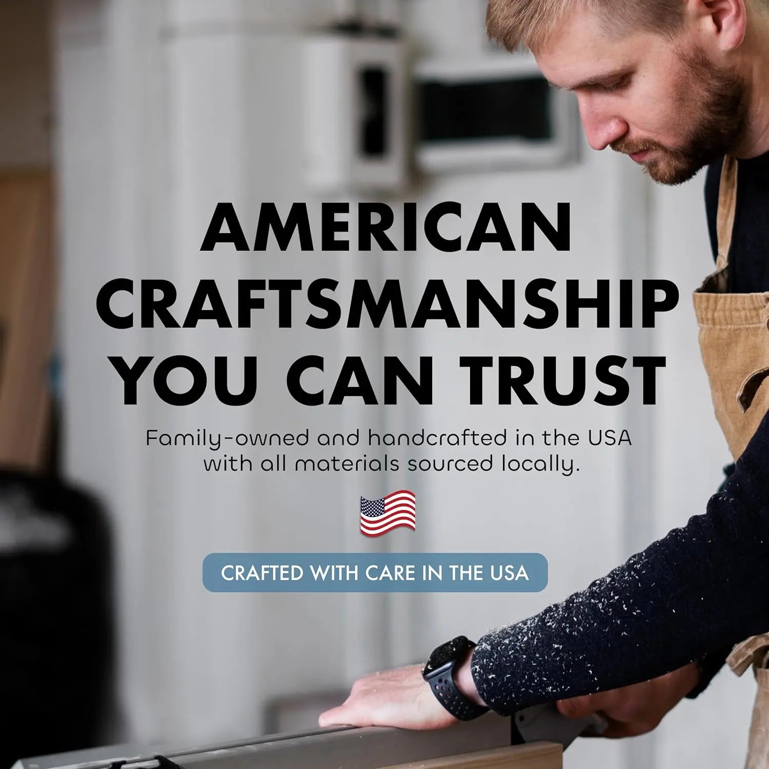 American Flag Cross Decorative Wall-Mounted Secure Gun Cabinet Bellewood Designs