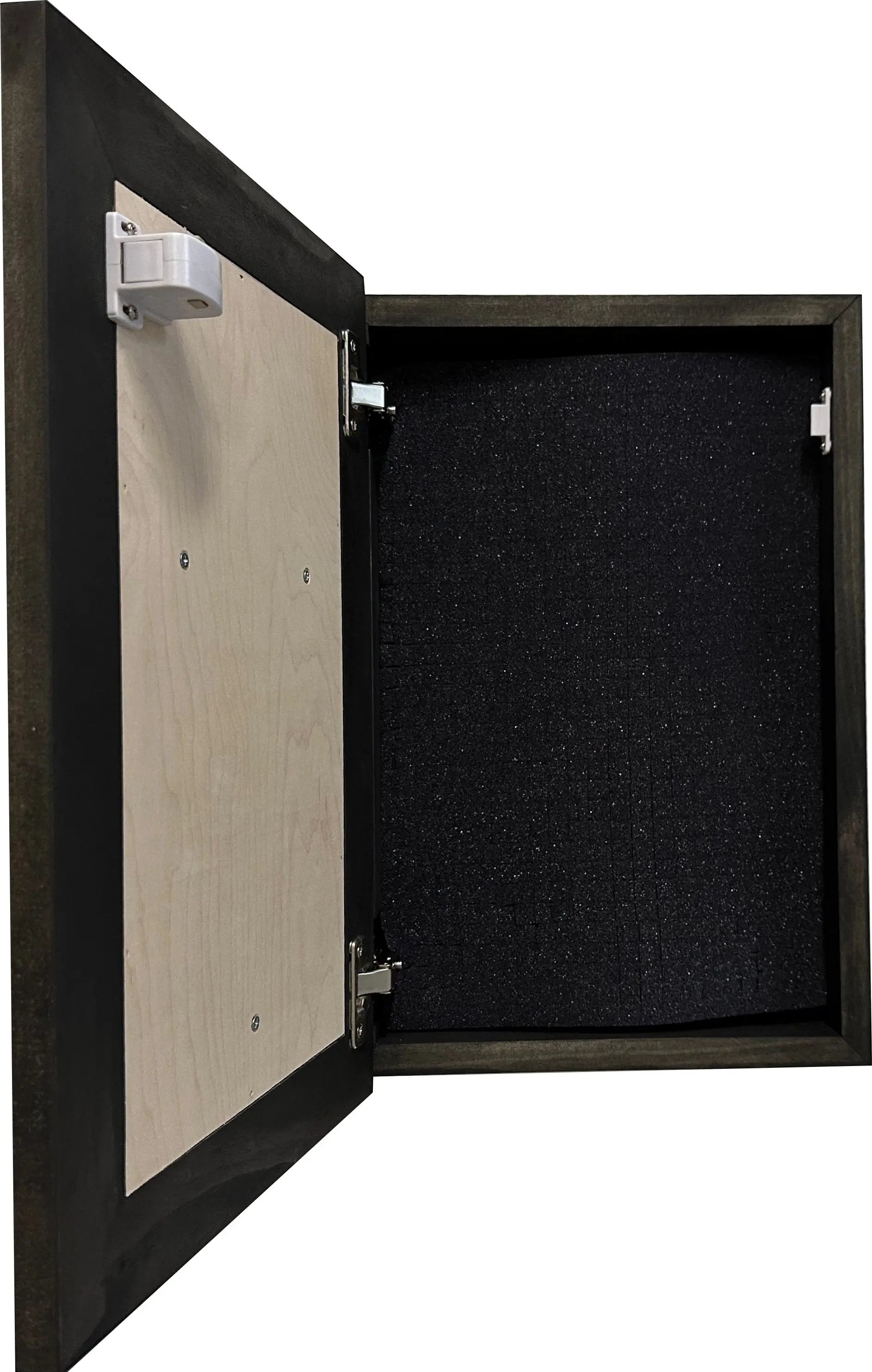 American Flag Cross Decorative Wall-Mounted Secure Gun Cabinet Bellewood Designs