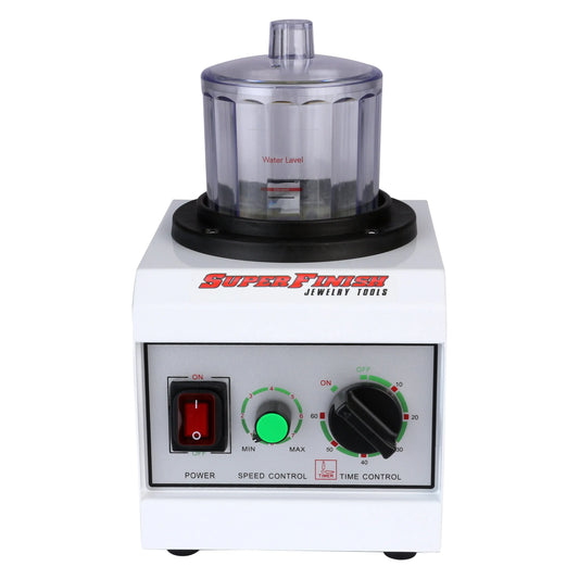 Super Mini Magnetic Jewelry Tumbler, Variable Speed, 4" Bowl, Pin Finisher Pepetools