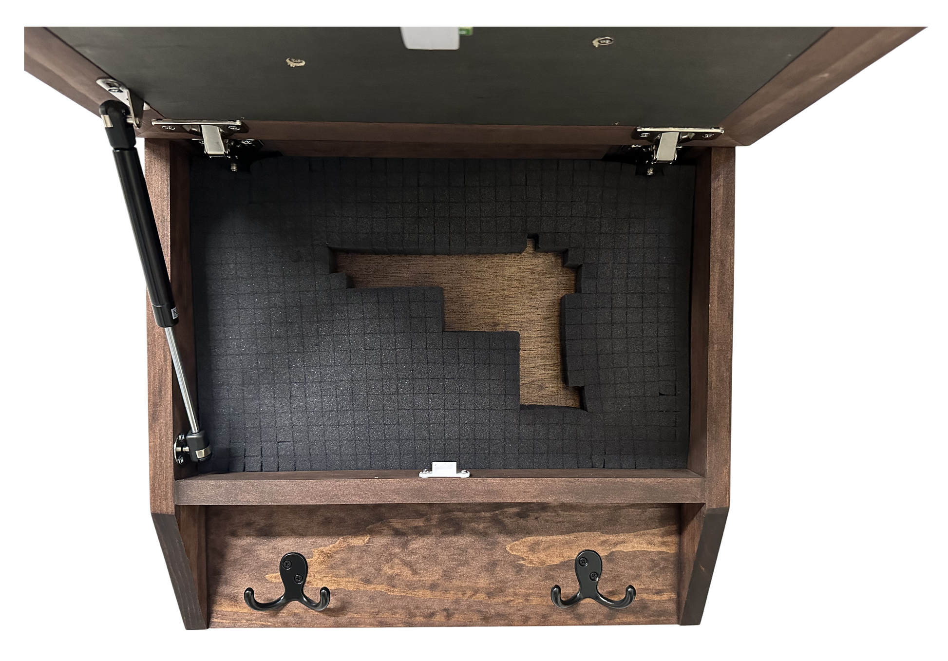 Birds in a Tree Gun Concealment Decor - Handcrafted Wooden Gun Cabinets - Gun Shelf Hidden Storage for Rifles, Shotguns, & Handguns - Quick Access Hidden Wall Safe Bellewood Designs