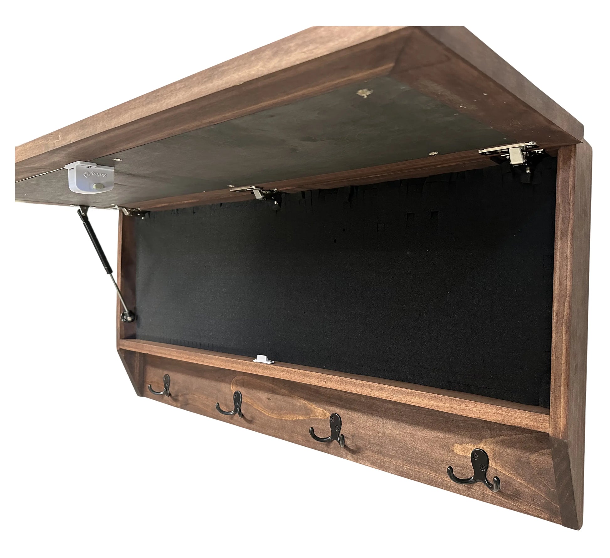 Birds in a Tree Large Gun Concealment Coat Rack - Handcrafted Wooden Gun Cabinets - Gun Shelf Hidden Storage for Rifles, Shotguns, & Handguns - Quick Access Hidden Wall Safe Bellewood Designs