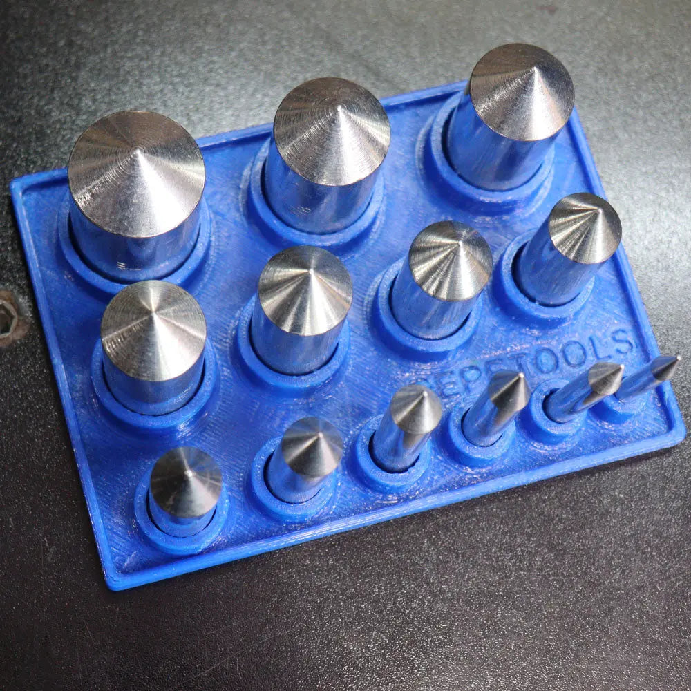 3D Printed Center Positioning Die Holder for Disc Cutter Pepetools