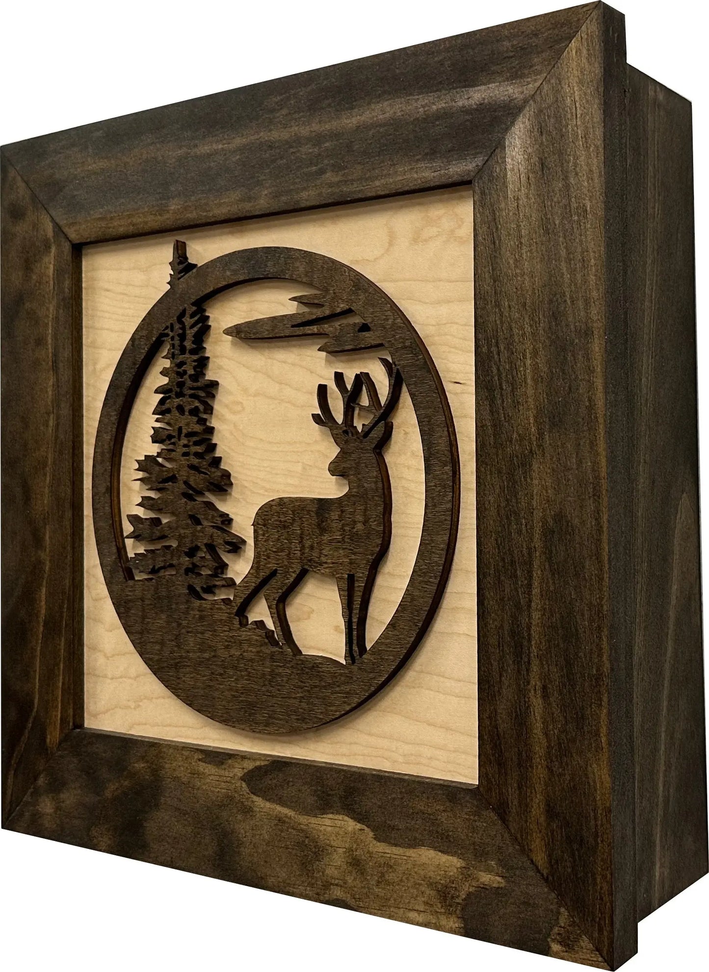 Buck In Nature Gun Safe Shelf - Gun Concealment Furniture - Hidden Gun Safe for Discrete Firearm Storage - GOLD TESTING EQUIPMENT