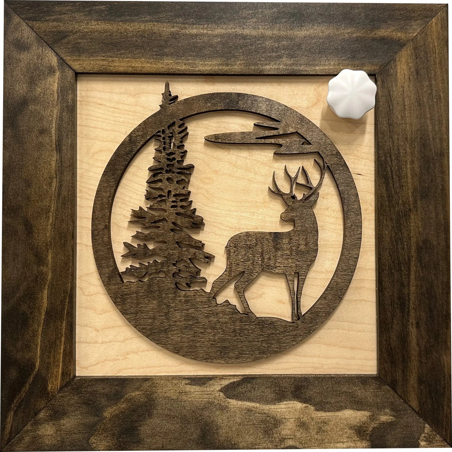 Buck In Nature Gun Safe Shelf - Gun Concealment Furniture - Hidden Gun Safe for Discrete Firearm Storage - GOLD TESTING EQUIPMENT