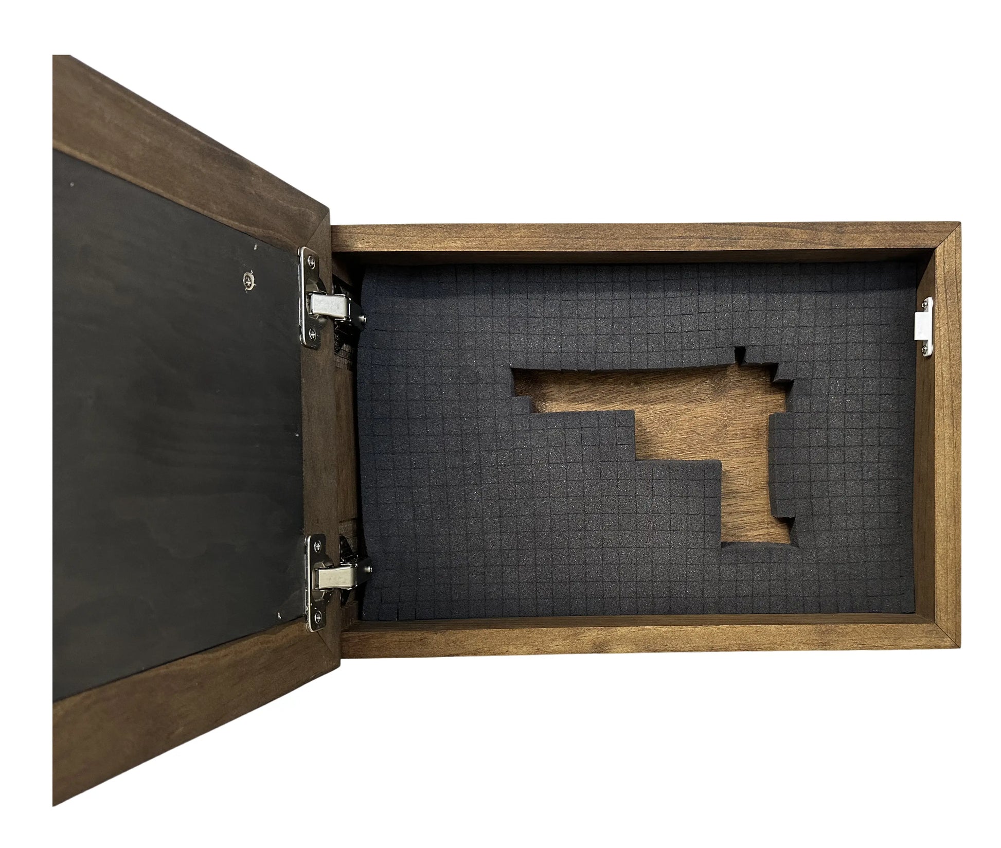 Buck and Doe in The Woods Gun Concealment Furniture - Handcrafted Hidden Gun Storage Wall Decor - Hidden Gun Shelf with Magnetic Lock for Quick Access Bellewood Designs