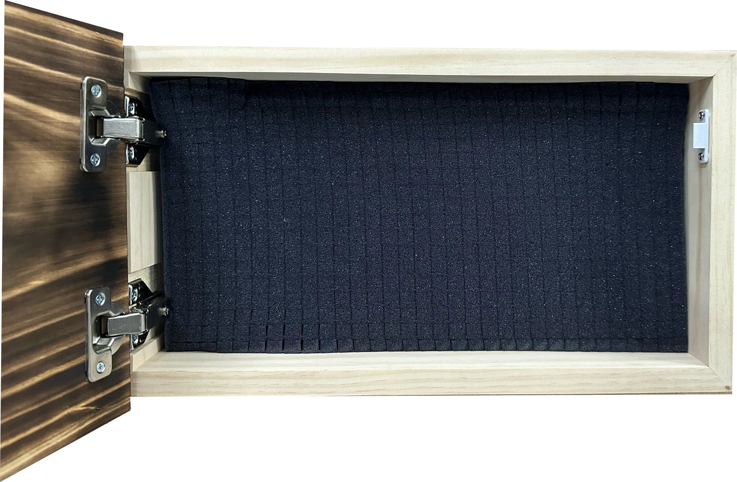 Burnt American Flag Hidden Gun Storage Cabinet Bellewood Designs