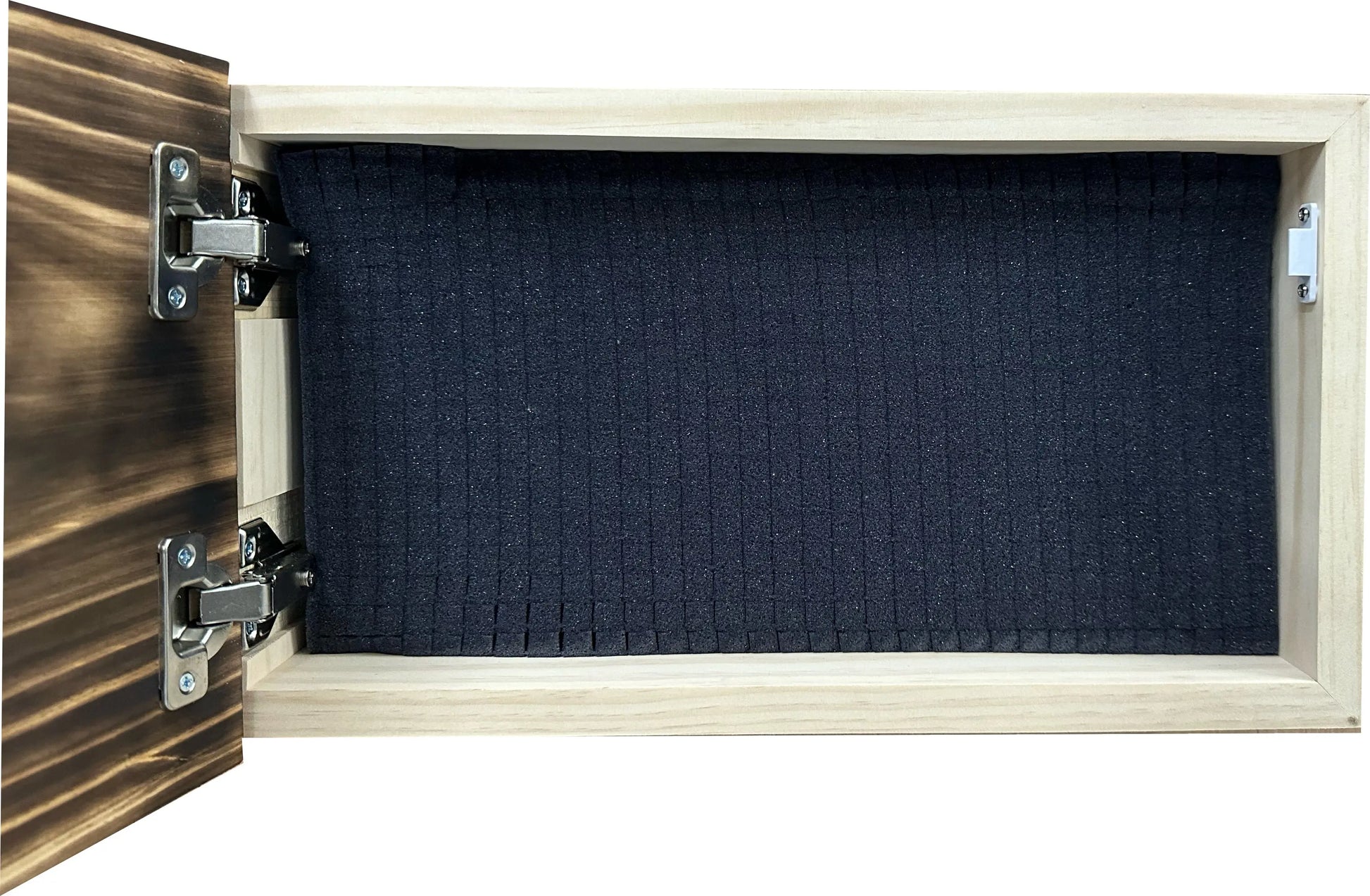 Burnt American Flag Hidden Gun Storage Cabinet Bellewood Designs