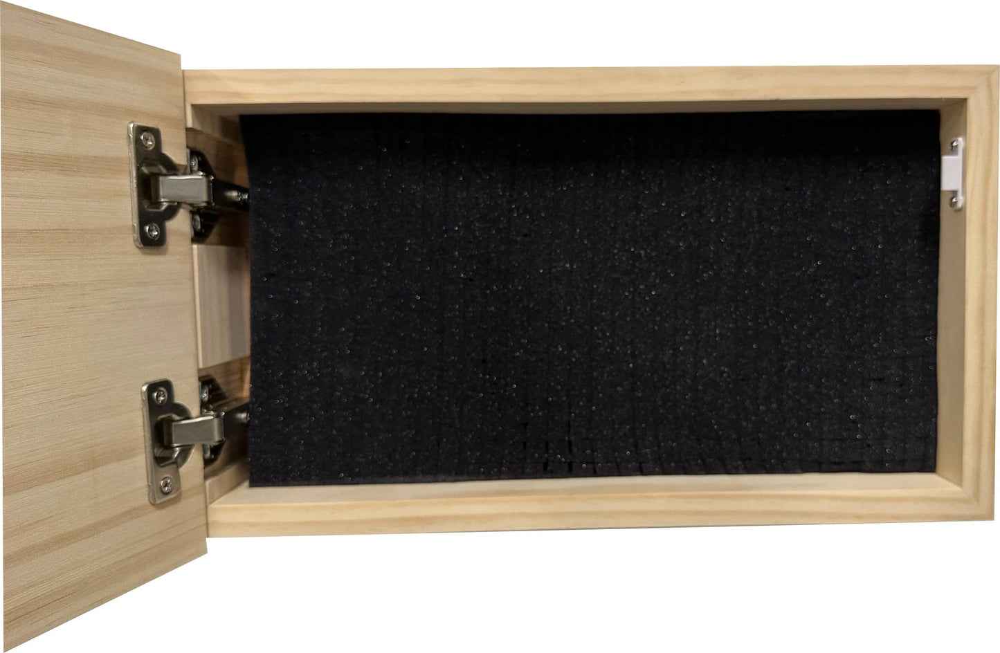 American Flag Decorative & Secure Wall-Mounted Gun Cabinet (Carbon Gray) - GOLD TESTING EQUIPMENT