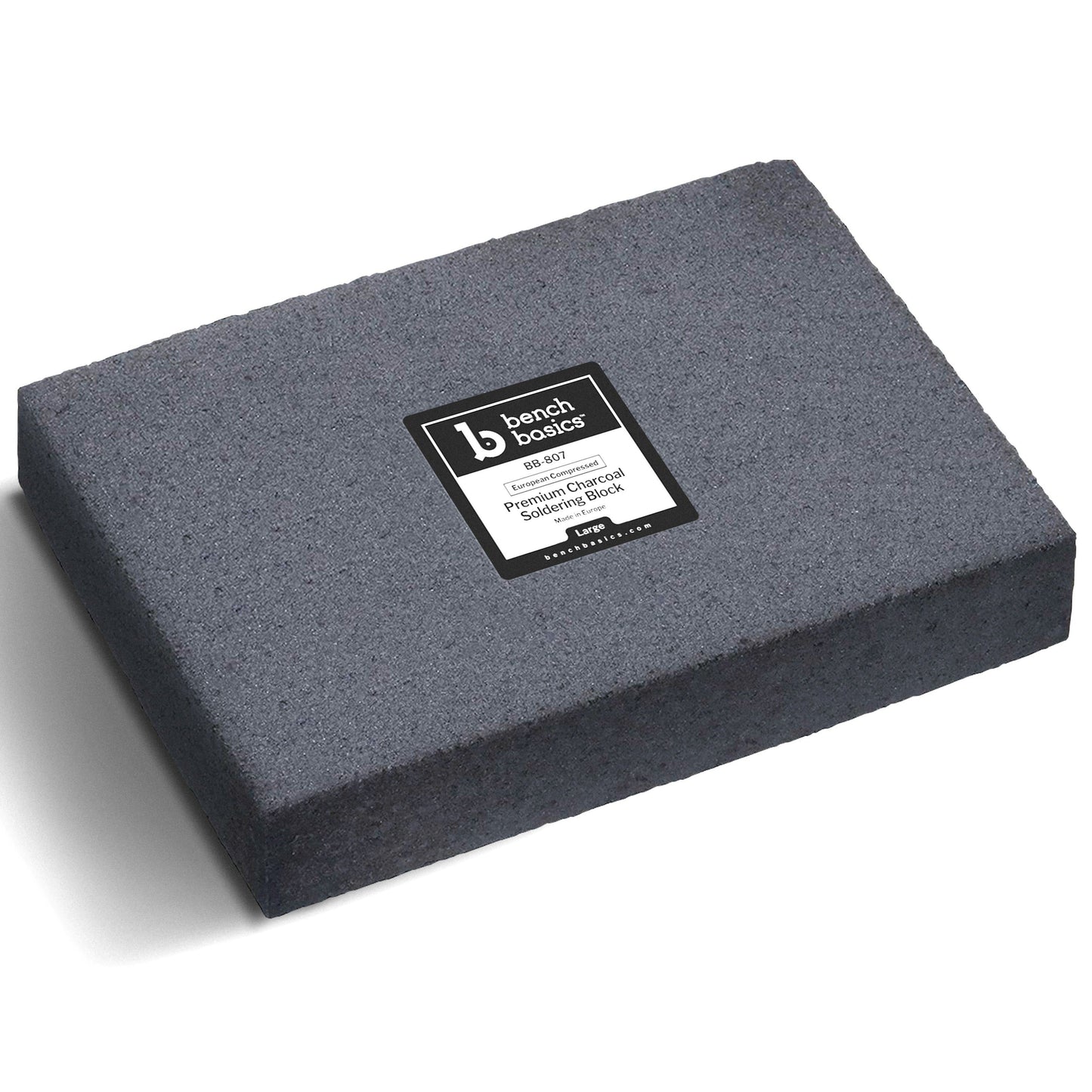 Hardened Charcoal Soldering Block, Compressed, European