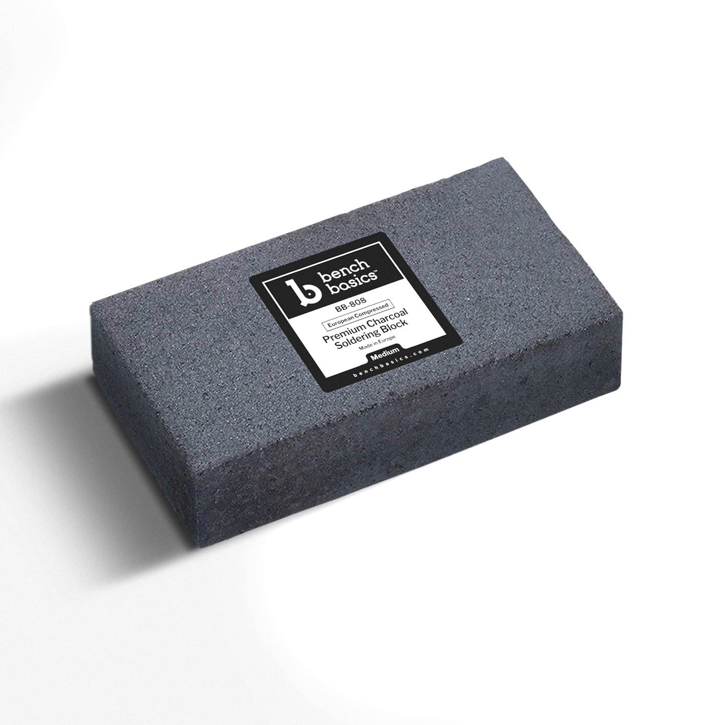 Hardened Charcoal Soldering Block, Compressed, European