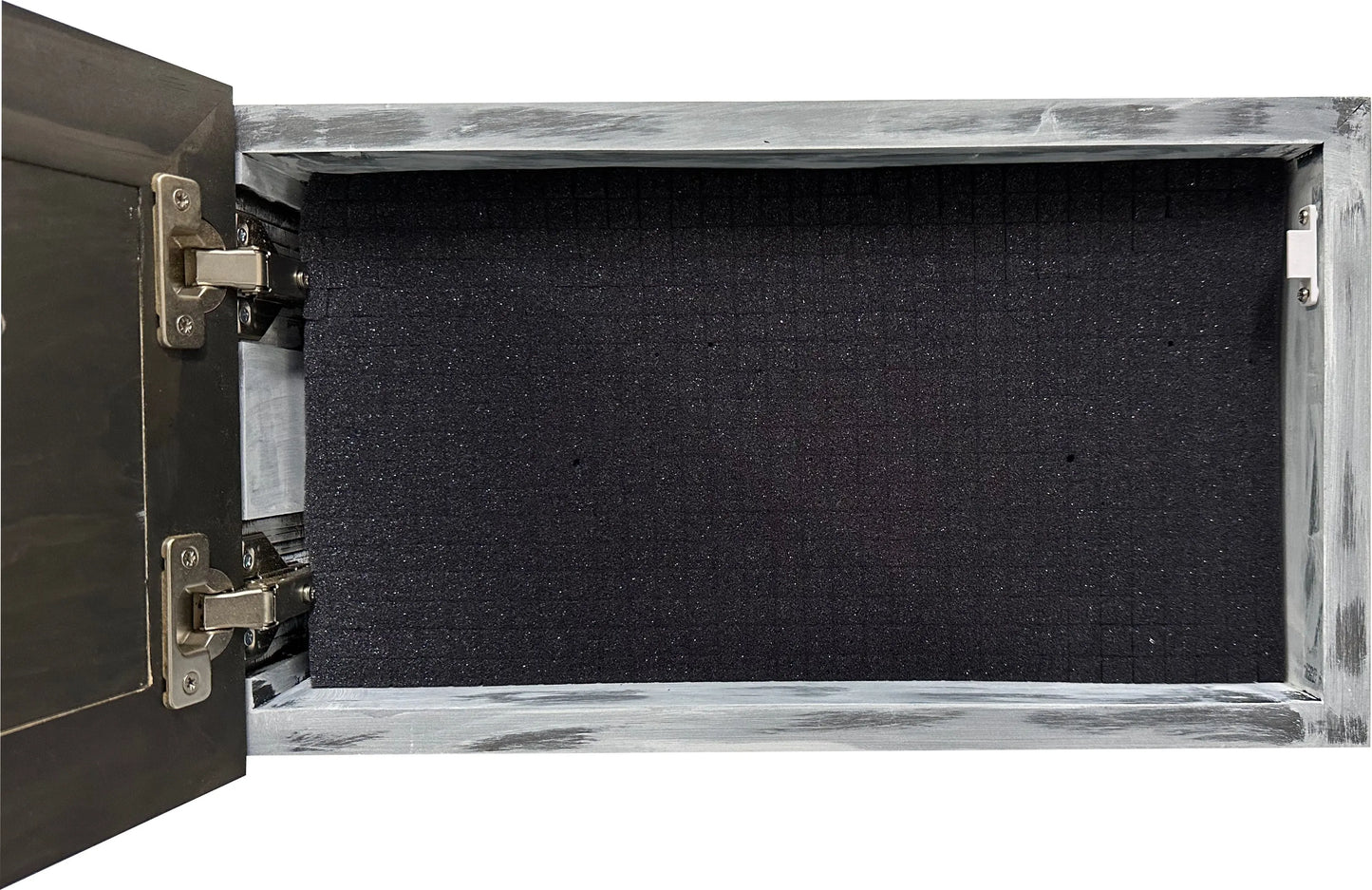 Decorative Cow Farm Wall-Mounted Secure Gun Cabinet - Gun Safe To Securely Store Your Gun & Home Self Defense Gear - GOLD TESTING EQUIPMENT