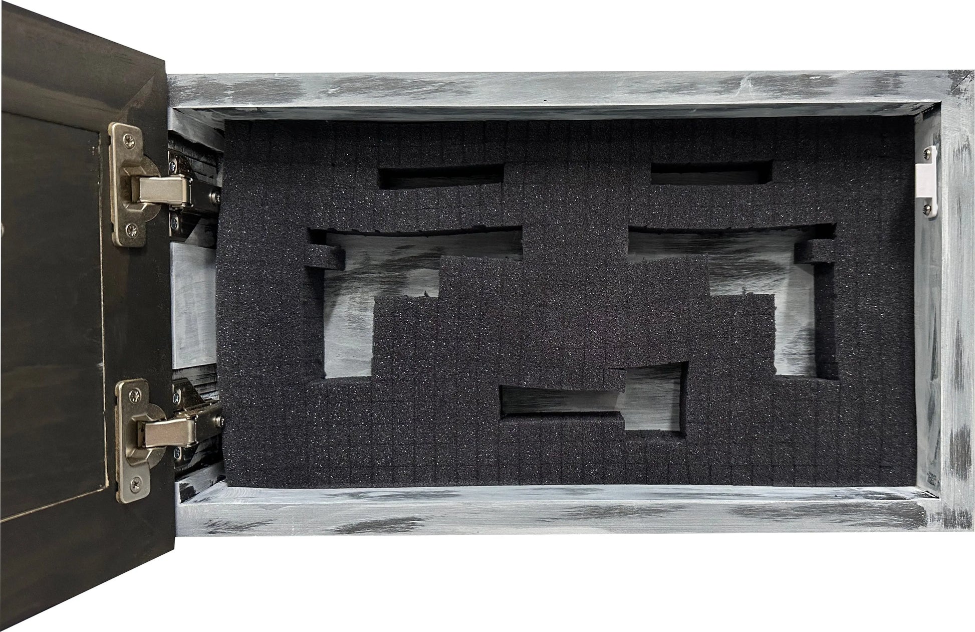 Decorative Cow Farm Wall-Mounted Secure Gun Cabinet - Gun Safe To Securely Store Your Gun & Home Self Defense Gear - GOLD TESTING EQUIPMENT