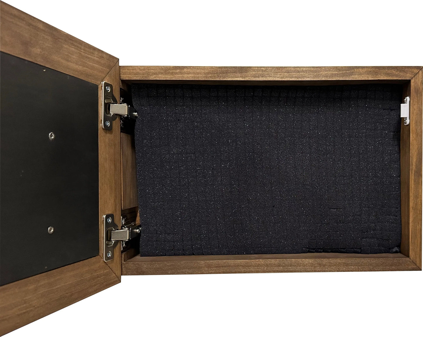 Decorative Gun Cabinet Wall-Mounted & Secure with a Cross and Exodus 22:2 - Gun safe To Securely Store Your Gun & Home Self Defense Gear Bellewood Designs