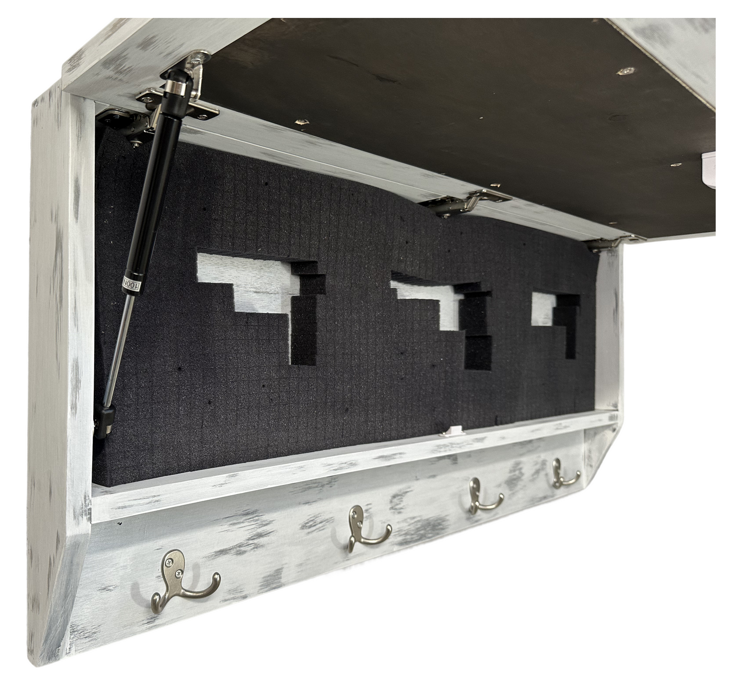 Coat Rack Hidden Gun Storage - Winter Tree