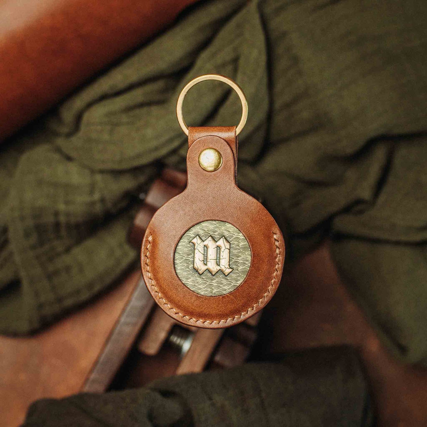 Pirate Goods Peso Pocket v5 Keychain Coin Holder – Leather Challenge Coin Case for EDC