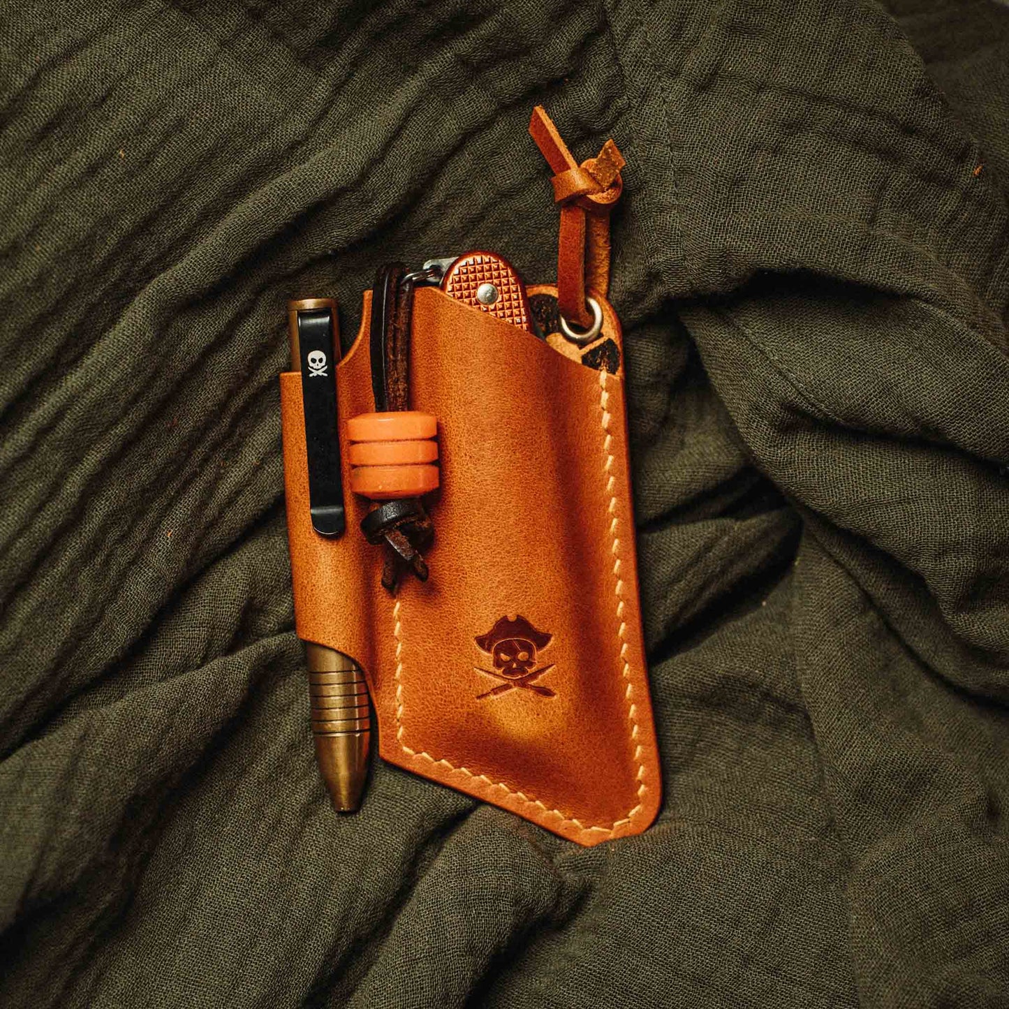 Pirate Goods Sailor v3 Knife Sleeve – Leather EDC Pocket Knife Holder