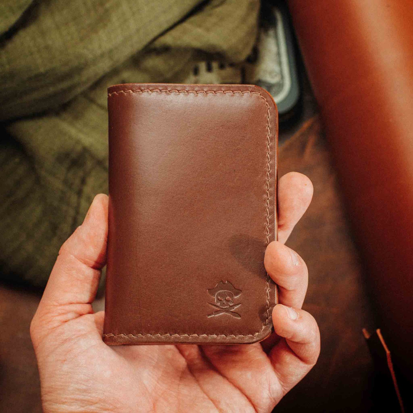 Pirate Goods Buccaneer Bifold Wallet – Slim Minimalist Leather EDC Card Holder