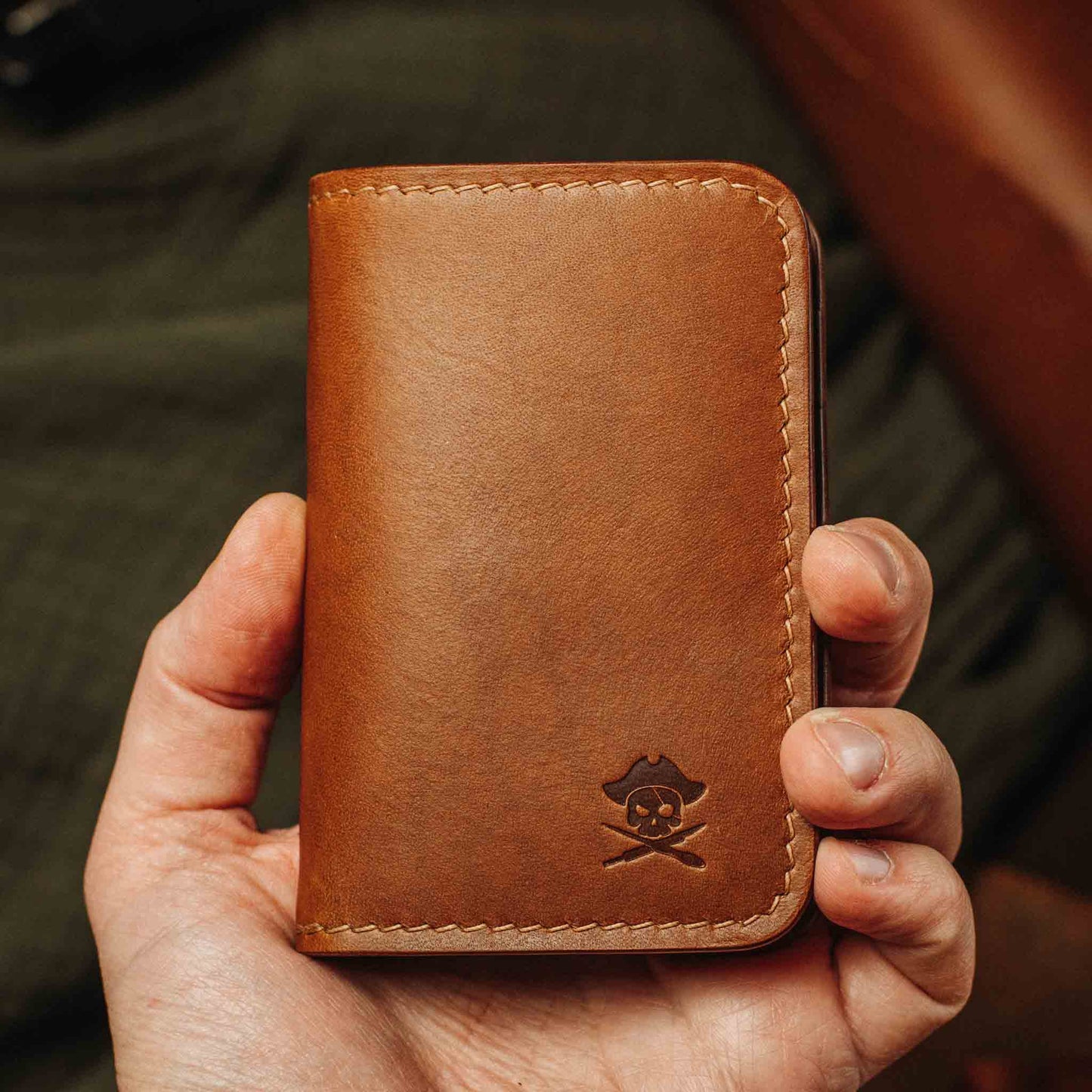 Pirate Goods Buccaneer Bifold Wallet – Slim Minimalist Leather EDC Card Holder