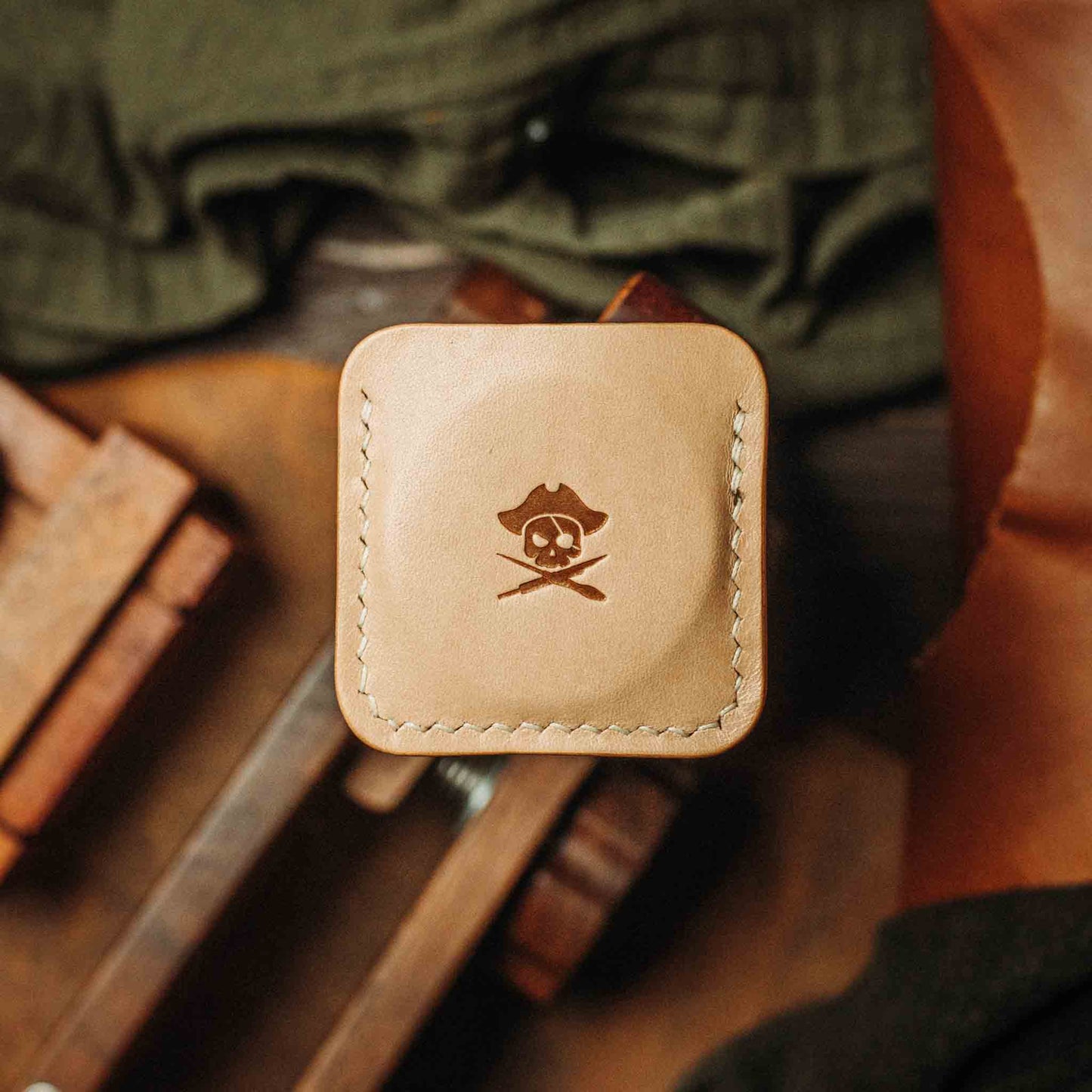 Challenge Coin Holder - Peso Pocket v3 | Leather Coin Case | Handcrafted EDC