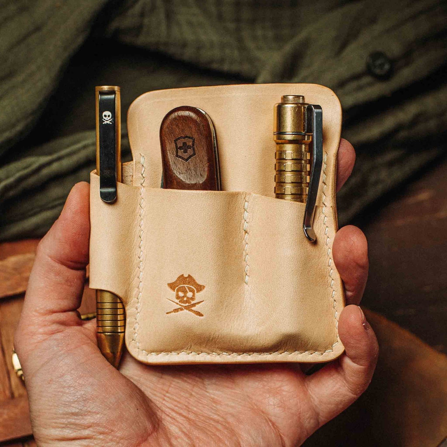 Pirate Goods First Mate Pocket Organizer – Leather EDC Pocket Carrier