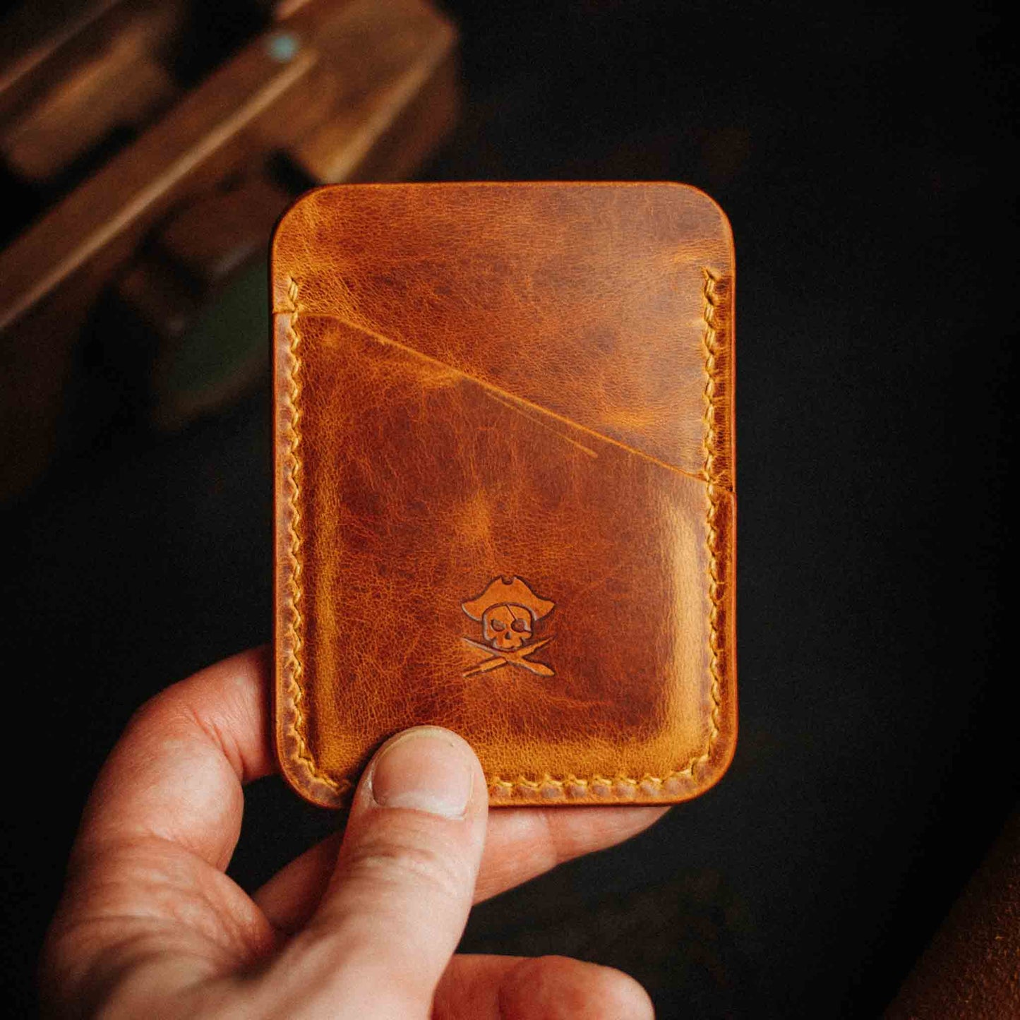 Pirate Goods Boatswain v3 Slim Wallet – Minimalist Leather EDC Card Holder