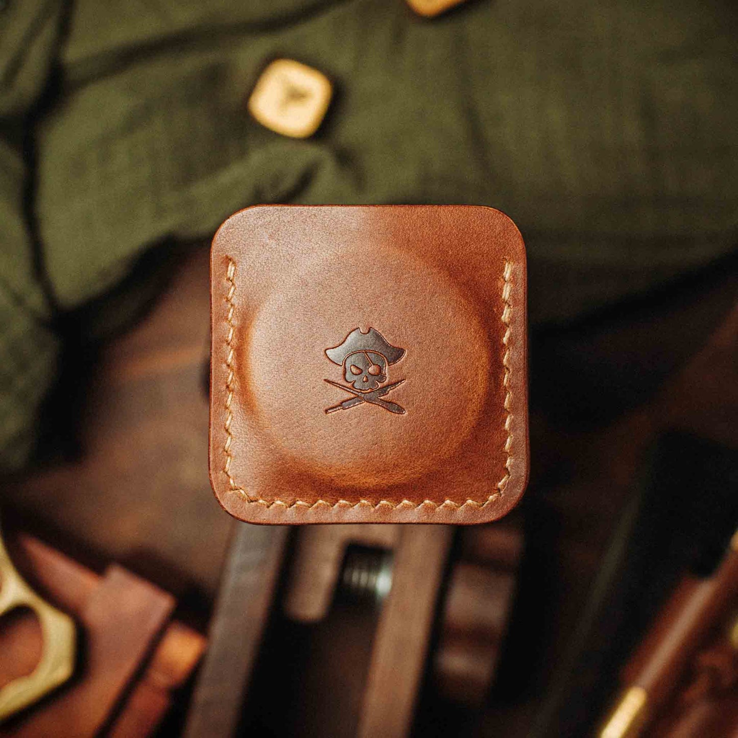 Challenge Coin Holder - Peso Pocket v3 | Leather Coin Case | Handcrafted EDC