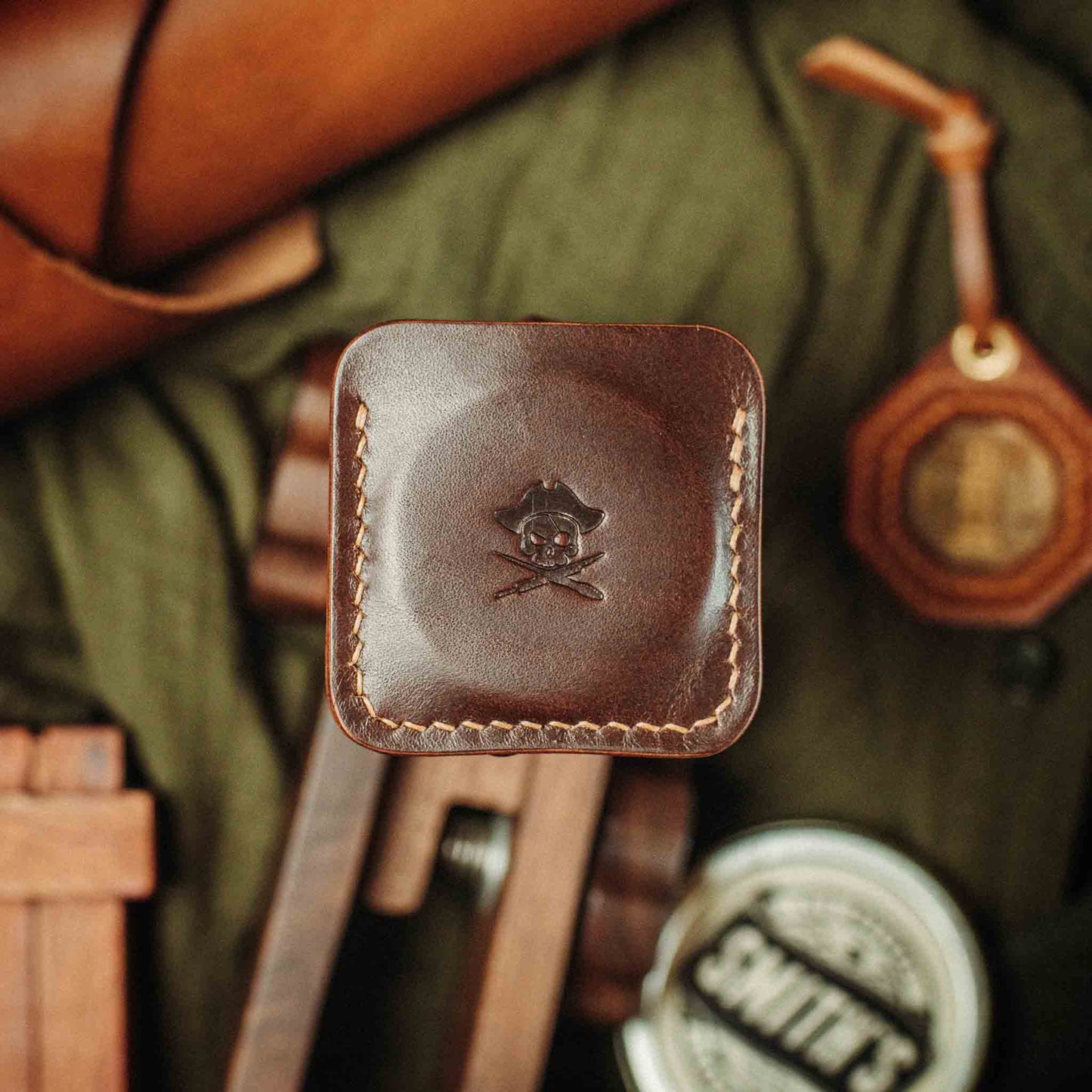 Challenge Coin Holder - Peso Pocket v3 | Leather Coin Case | Handcrafted EDC