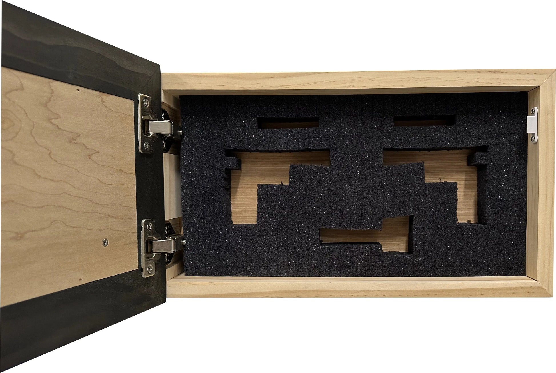 Decorative Secure Gun Cabinet with Deer Scene - Wall-Mounted Gun Safe To Securely Store Your Personal Protection - GOLD TESTING EQUIPMENT