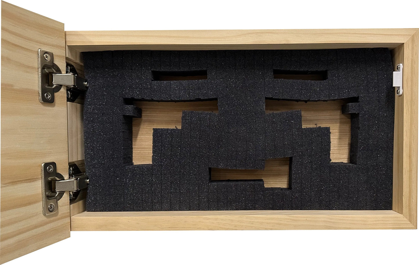 Dont Tread On Me Secure Decorative Wall-Mounted Gun Cabinet (Distressed) Bellewood Designs