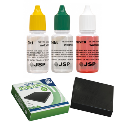 JSP 10K 14K Gold and Silver Test Acid Jewelry Precious Metals Tester Kit JSP